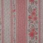 Preview: Dekostoff Leinenlook Landhausstil Romantik Rosen rosa